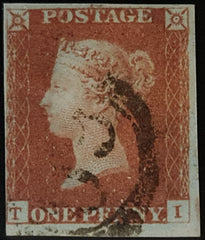 150569 1848 1D PL.84 (SG8)(TI) FINE USED.