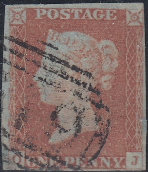 150570 1848 1D PL.84 (SG8)(OJ) FINE USED.