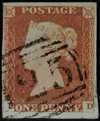 150571 1848 1D PL.84 (SG8)(ID) FINE USED.