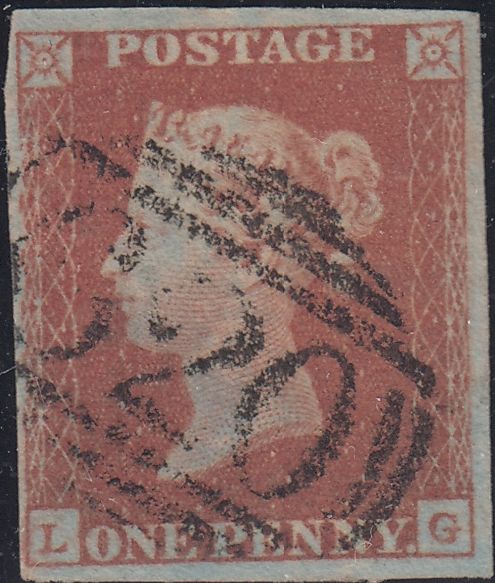 150574 1848 1D PL.87(SG8)(LG) FINE USED.