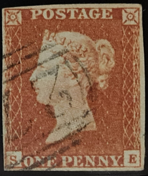 150575 1848 1D PL.87 (SG8)(SE) FINE USED.