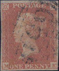 150581 1851 1D PL.119 (SG8)(MK) GOOD TO FINE USED.