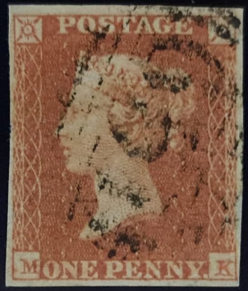 150581 1851 1D PL.119 (SG8)(MK) GOOD TO FINE USED.