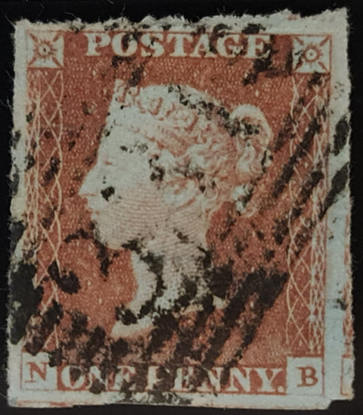 150585 1848 1D PL.84 (SG8)(NB) GOOD USED.