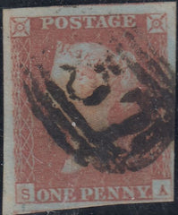 150587 1848 1D PL.85 (SG8)(SA) GOOD USED.