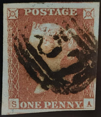 150587 1848 1D PL.85 (SG8)(SA) GOOD USED.