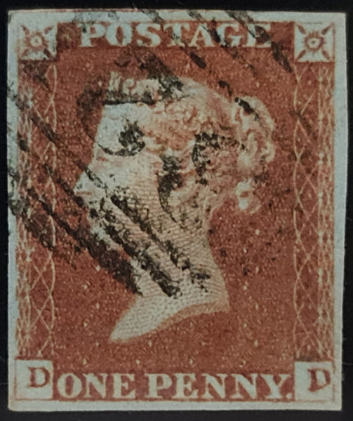150588 1848 1D PL.85 (SG8)(DD) FINE USED.