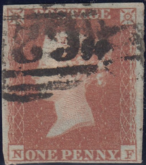 150598 1851 1D PL.121 (SG8)(NF) GOOD USED.