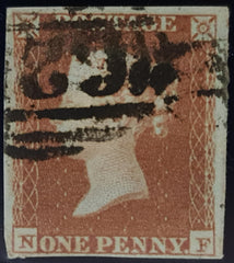 150598 1851 1D PL.121 (SG8)(NF) GOOD USED.