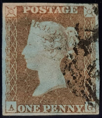 150620 1849 1D PL.89 (SG8)(AG) MISSING IMPRIMATUR LETTERING FINE USED.