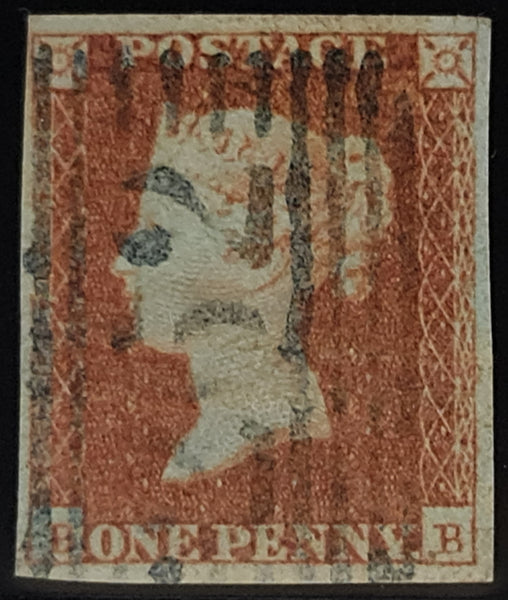 150626 1851 1D PL.118 (SG8)(BB) DARK BLUE CANCELLATION FINE USED.