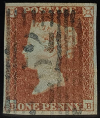 150626 1851 1D PL.118 (SG8)(BB) DARK BLUE CANCELLATION FINE USED.