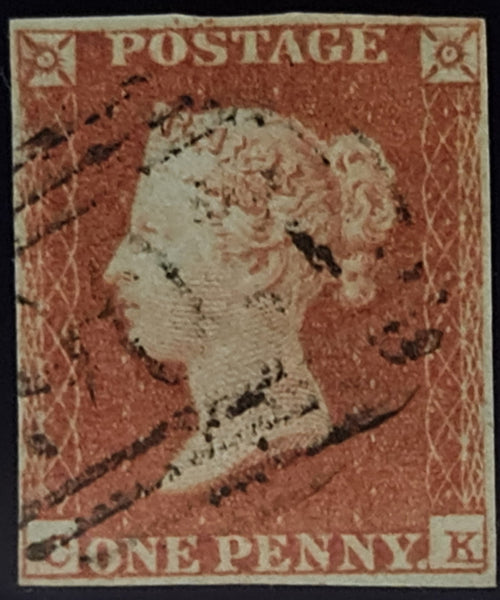 150645 1848 1D PL.87 (SG8)(CK) GOOD TO FINE USED.