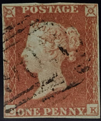 150645 1848 1D PL.87 (SG8)(CK) GOOD TO FINE USED.