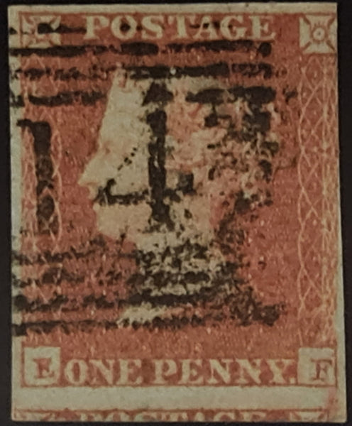 150653 1851 1D PL.119 (SG8)(EF) USED.