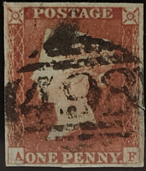 150654 1848 1D PL.86 (SG8)(AF) MISSING IMPRIMATUR LETTERING USED.