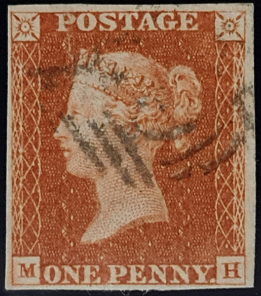 150664 1843 1D PL.41 (SG8)(MH) GOOD USED.