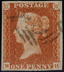 150664 1843 1D PL.41 (SG8)(MH) GOOD USED.