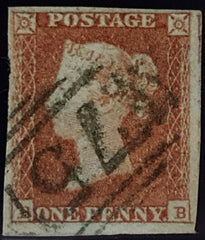 150667 1851 1D PL.112 (SG8)(BB) FINE USED.