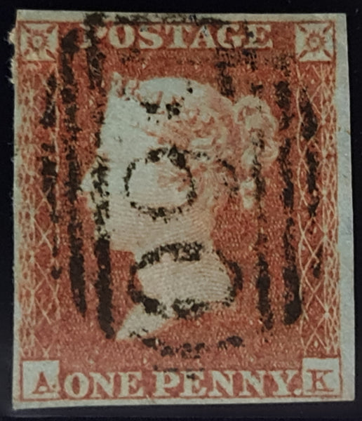 150668 1851 1D PL.112 (SG8)(AK) GOOD TO FINE USED.