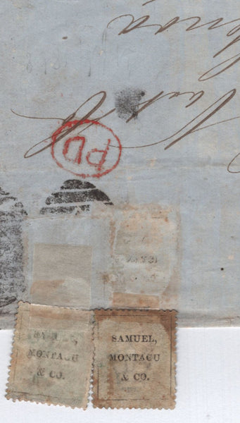 83699 - SAMUEL MONTAGUE UNDERPRINTS ON 2D BLUE (PP128) AND...