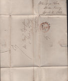 86839 - NORFOLK. 1833 letter Stoke Ferry to London. On rev...