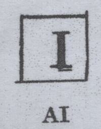 88273 1841 1D PL.14 (SG8)(AI CONSTANT VARIETY 'I' DOUBLE SPEC BS3b) USED.