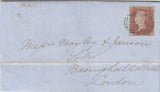 88777 - PL.102 (CK)(SG8) ON COVER WYMONDHAM TO LONDON. Fine letter Wymondham to London...