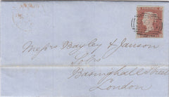 88777 - PL.102 (CK)(SG8) ON COVER WYMONDHAM TO LONDON. Fine letter Wymondham to London...