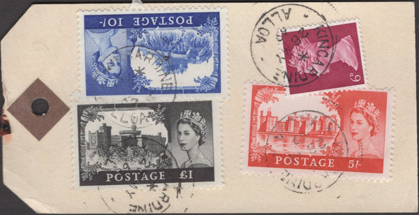89826 - BANKERS' SPECIAL PACKET. 1969 parcel tag with 6d p...