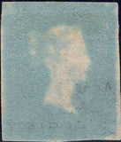 90870 1842 1D PL.25 WITH FINE IVORY HEAD (SG8h)(QB).