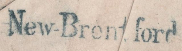 92394 1854 MAIL NEW BRENTFORD TO ISLINGTON, 1D PL.172 (SG17)(BD) 'New-Brent ford' RECEIVERS HANDSTAMP (L514/NBREN17b).