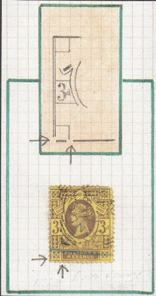 100181 - 1887 3D JUBILEE (SG203) FRAME BREAK.