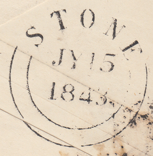 100194 - LONDON NO.'3' IN MALTESE CROSS/ID PINK ENVELOPE.