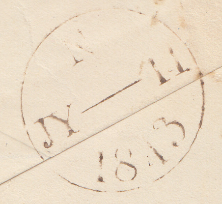 100194 - LONDON NO.'3' IN MALTESE CROSS/ID PINK ENVELOPE.