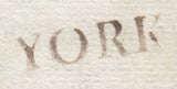100251 - YORKS/1783 STRAIGHT LINE YORK HAND STAMP (YK3280).
