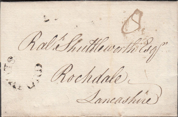 100295 - LINCS/SLEAFORD HORSESHOE STYLE HAND STAMP IN BLACK (LI844).
