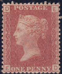 1878 1D PL.212 (SG43)(ED) MINT.