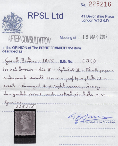 101272 - 1855 DIE 2 PL.21 S.C.14 (SG24) (HL).