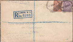 101359 - 1935 MAIL LONDON TO CANADA/H. R. HARMER/STAMP DEALER.