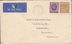 101374 - 1935 MAIL NOTTINGHAM TO AUSTRALIA.
