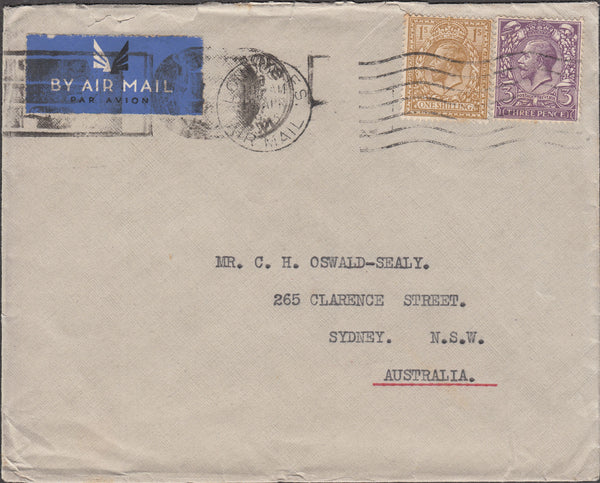 101376 - 1935 MAIL LONDON TO AUSTRALIA.