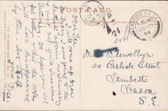 101387 - 1906 MAIL UNPAID USED LOCALLY IN LONDON.