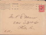 101398 - 1915 MAIL LONDON TO USA/HOTEL ILLUSTRATION.