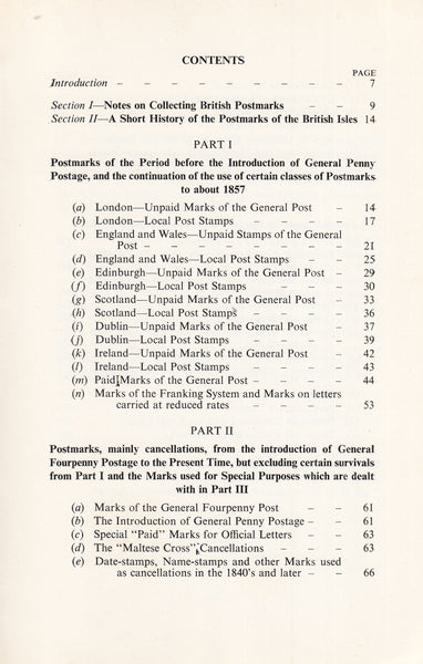 101429 ' BRITISH POSTMARKS - A SHORT HISTORY AND GUIDE' BY ALCOCK AND HOLLAND.