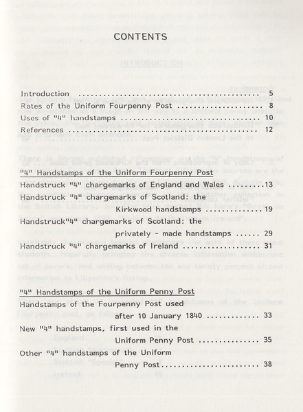 101464 - CHARGE MARKS OF THE 4D POST 1839-1840 BY P. J. CHADWICK.