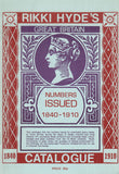 101468 - GREAT BRITAIN NUMBERS ISSUED 1840-1910 BY RIKKI HYDE.
