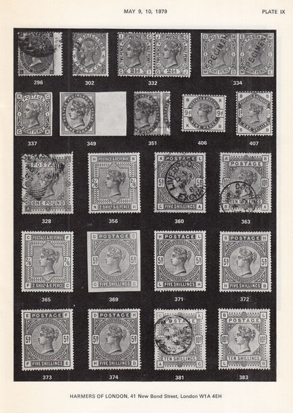 101563 - HARMERS GREAT BRITAIN SPECIALISED AUCTION MAY 1979.