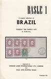 101590 - ROBSON LOWE "SUPERB COLLECTION OF BRAZIL" AUCTION CATALOGUE MARCH 1975.