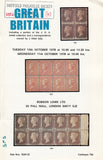 101619 - ROBSON LOWE GREAT BRITAIN SPECIALISED AUCTION OCTOBER 1978.
